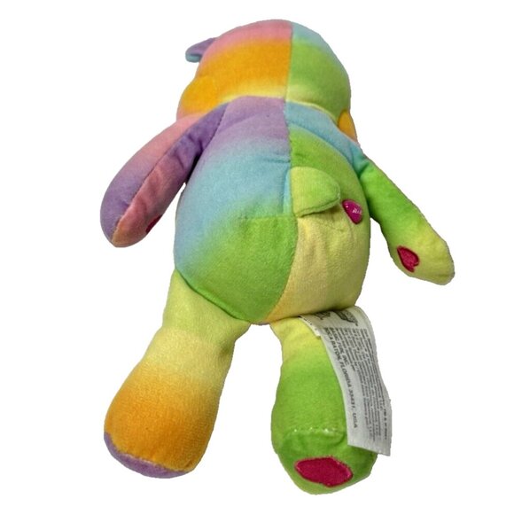 10" Rainbow Heart Care Bear Plush Stuffy Stuffed Bear, Colourful Heart Love, GUC - Picture 5 of 8